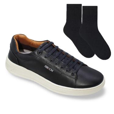 Imagem de Kit Sapatênis Ferracini Quest Masculino + Meia