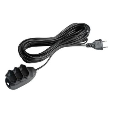 Imagem de Extensão Elétrica 3 Tomadas 2 Pinos 10a 3m EXT 2003 Preto Intelbras