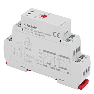 Imagem de Cryfokt GRL8-01 Relé Controlador de Nível de Líquido Indicador LED Relé de Controle de Nível de água 10A AC/DC 24V-240V Sensibilidade Ajustável para Torre de água de Poço de Piscina