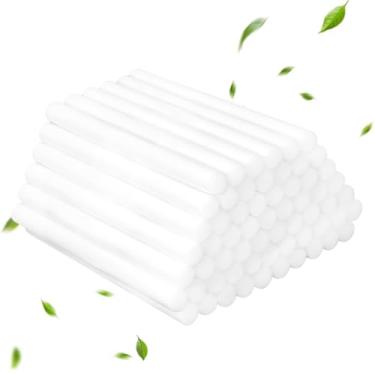 Imagem de 60 peças de refil de filtro de bastão de umidificador de 10 cm – pavios de substituição universal de algodão, absorção rápida, serve para mini difusores de névoa fria USB portáteis, umidificadores de