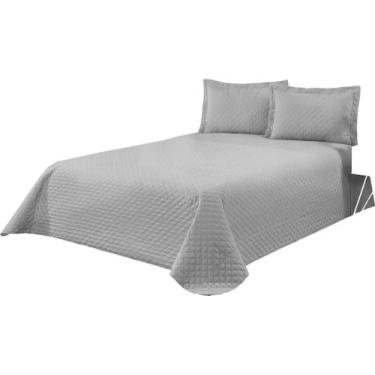 Imagem de COBRE LEITO PRATIC CASAL KING AVULSO MATELADO Ultrassônico COR CINZA -