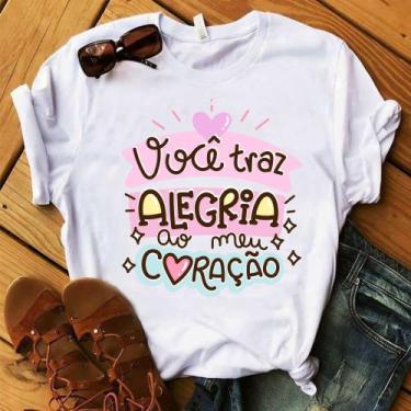 Imagem de Blusa T-shirt Camiseta Feminina Estampada -Gospel- Várias Estampas 01 