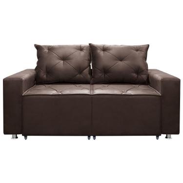 Imagem de Sofá 2 Lugares Retrátil Bariloche Suede Shop Das Cabeceiras Café