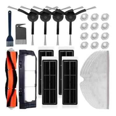 Imagem de HEPA Filter Mop Cloth Side/Main Brush Cover Compatible With XiaoMi Roborock S5 S50 S51 S55 S6 S60 S6 Pure Water Tank Dust Box Spare Parts(Pink)