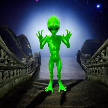 Imagem de Et Alien Extraterrestre Alienígena Decorativo Colecionável 16cm - ACTI