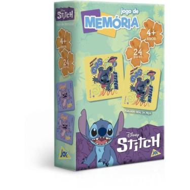 Imagem de Jogo da Memória STITCH com Cartelas Coloridas - Toyster