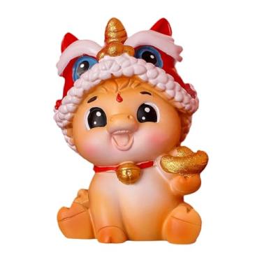 Imagem de WeiLaiKeQi Miniatura de Cavalo em Resina, Mini Figura Decorativa de Desenho Animado, Lembrancinhas de Festa, Figuras de Cavalo, Enfeite de Mesa para Casa ou, 5x5x8cm