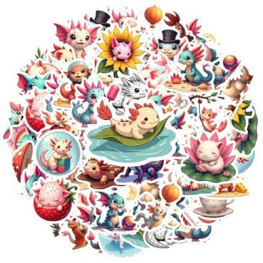 Imagem de 35 peças de personagens de fantasia fofos adesivos de brinquedo de animais divertidos para celular, laptop, scrapbook, bicicleta, guitarra, laptop, capacete, skate