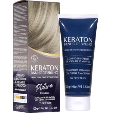 Imagem de Keraton Tonalizante Banho de brilho 100g Platina Prata Claro