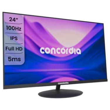 Imagem de Monitor Concórdia Empresarial 24" H238F, 100hz, IPS, Led Full Hd, HDMI, VGA, Com Vesa SRGB 99%