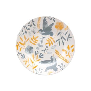 Imagem de Jogo 6 Pratos de Sobremesa 18cm Cada Donna Bem-Te-Vi Biona Oxford