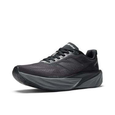 Imagem de New Balance FuelCell Rebel V5 Tênis de corrida masculino, Preto/Castlerock/Prata Metálico, 39