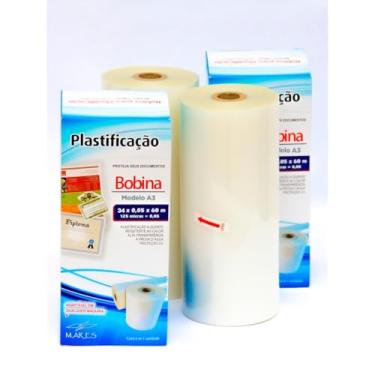 Imagem de Plástico para Plastificação, Mares, Pouch Film, Rolo, 34 cm x 0,05 cm x 60 m