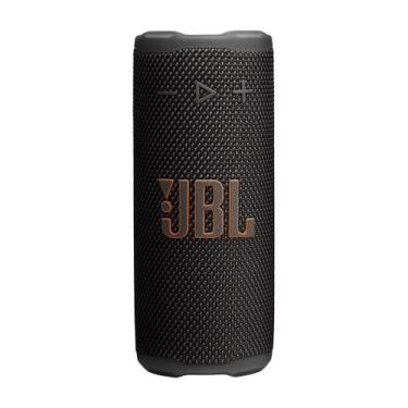 Imagem de JBL, Caixa de Som, Grip, Bluetooth, Portátil, À Prova D'água e Poeira, Bateria de até 46h, Auracast, Som JBL Pro, AI Sound Boost, 16W RMS - Preta