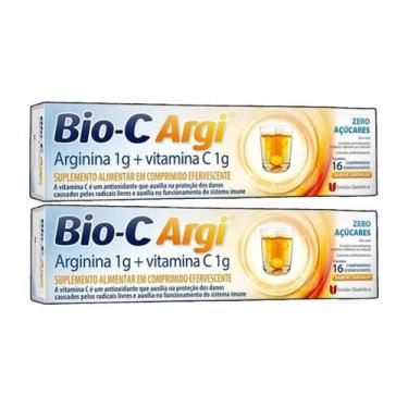 Imagem de Kit 2 Suplemento BioArgi C 16 Comprimidos - União Química - União Quim