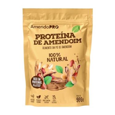 Imagem de AmendoPro – Pó de Proteína de Amendoim – Sabor Natural 900g – Nutrição Vegetal com Alto Teor de Proteína – Rico em Fibras e Minerais Essenciais