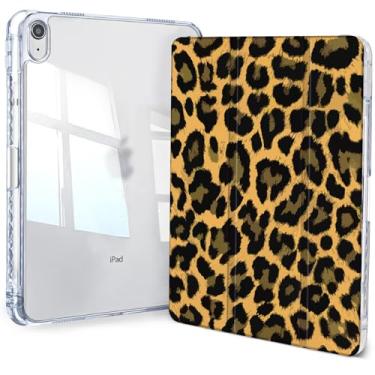 Imagem de Jngnpn Capa para iPad A16 11ª geração 11 polegadas 2025, capa para iPad 10ª geração 10,9 polegadas 2022, capa transparente fina e tripla traseira transparente com suporte para lápis e capa hibernar