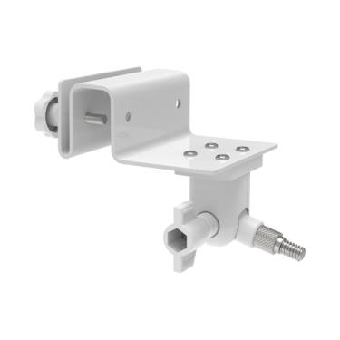 Imagem de Holicfun Suporte de calha para câmera de segurança externa, universalmente compatível com Ring, Blink, Eufy, Wyze, Google Nest, Arlo, Simplisafe, e mais (versão para baixo, branco), HF0363