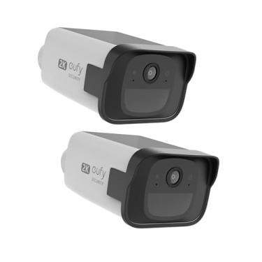 Imagem de VOMENC Capa de chuva para câmera resistente ao clima com alta aderência VHB compatível com câmera solar Eufy Security SoloCam S220, acessórios de proteção contra neve (pacote com 2)