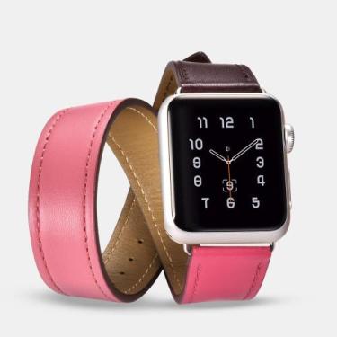 Imagem de Pulseira para Apple Watch 42mm 44mm Cour o genuino Premium iCarrer Mar