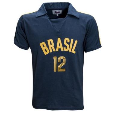 Imagem de Camisa Brasil Vôlei 1984 Liga Retrô  Azul GG, Azul, GG
