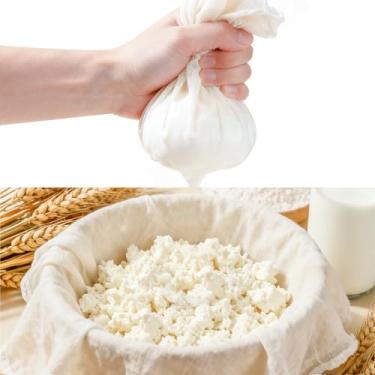 Imagem de Panos de queijo, grau 90-72x36 polegadas (18 pés quadrados), gaze lavável e reutilizável para coar e cozinhar, tecido 100% algodão ultra fino cru, pano de queijo musselina de grau alimentício - 2