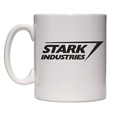 Imagem de Caneca de café de cerâmica para escritório da Marvel Stark Industries Copo de bebida de 325 ml
