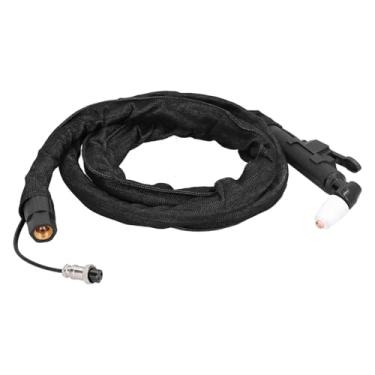 Imagem de Fafeicy Tocha de Corte a Plasma 40A 50A, Compatível Com PT-31, Materiais de, Fácil Início de, Cabo Reto, Adequada para Máquinas de Corte a Plasma 40A e 50A, Rosca Interna