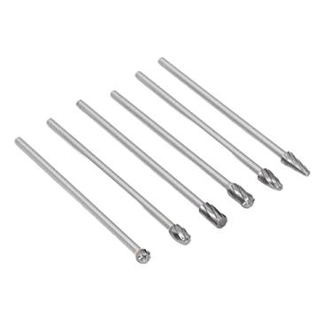 Imagem de RiToEasysports Conjunto de Rebarbas de Metal Duro Acessório de Grosa de Aço de Tungstênio para Perfuração de Madeira, Kit de Portabilidade de Cabeça de Cilindro Compatível Com Ferramentas Elétricas