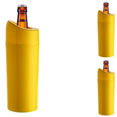 Imagem de Porta Garrafa Litrão 3pçs Camisinha Litrão Cervagela Térmico editar an