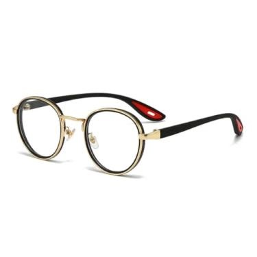 Imagem de JRLLFD Óculos de sol vintage para atividades ao ar livre, redondos, fashion, plástico, titânio, masculino, uv400, feminino (JT)