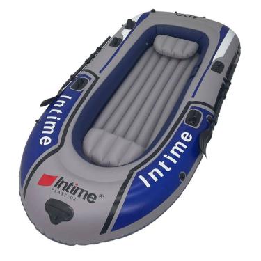 Imagem de Bote Barco Inflavel Grande 4 Pessoas Intime Inflador Remo Praia Lancha Passeio Iate Jetski Mar Rio Reforçado