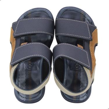 Imagem de Sandália Infantil Molekinho Marinho/Areia/Caramelo