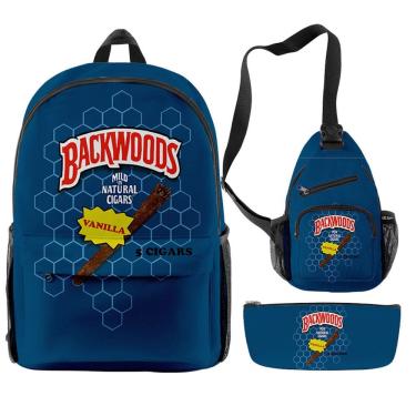 Imagem de Conjunto de mochilas Backwoodss School Mochila com bolsa de ombro Pe