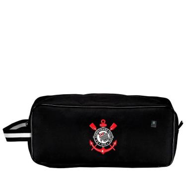 Imagem de Porta Chuteira JC Bandeiras Corinthians Oficial Licenciada-Unissex