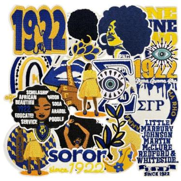 Imagem de DBChan Patch bordado com tema esportivo preto, aplique costurado com tema 1922 para jaquetas, mochilas, chapéus e jaquetas