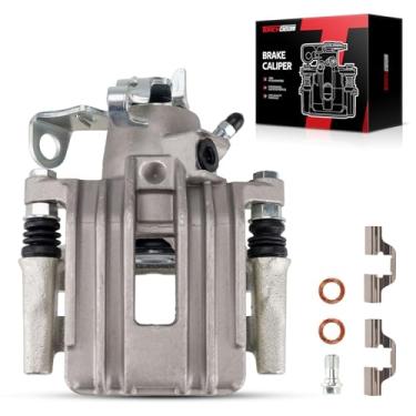 Imagem de Torchbeam Pinça de freio do lado do passageiro traseiro direito para Volkswagen Audi para Jetta 2001-2004, 2000-2006 TT Quattro, 2005 Jetta, 2000 Jetta 1.8, conjunto de pinça de freio a disco com