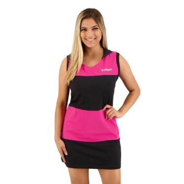 Imagem de Vestido Braziline Flamengo Teaching - Rosa/Preto-Unissex