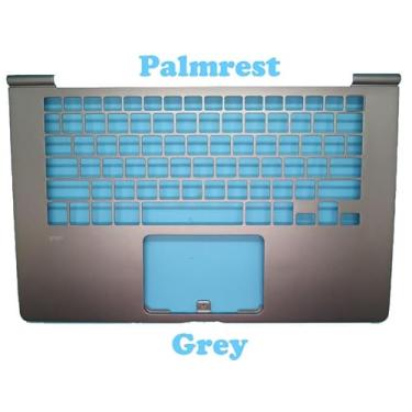 Imagem de Apoio de pulso cinza laptop para LG 14Z970 14Z970-G 14Z970-E 14Z970-L 14Z970-T 14Z970-GA5HK 14Z970-G.AA52C 14Z970-G.AA53C 14Z970-G.AA75C 14Z970-G.AA76C 14Z970-GA55J 14ZD970 ABQ75767902