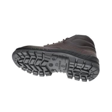 Imagem de Botina de segurança 50B22 bico de plástico marrom Marluvas, 35