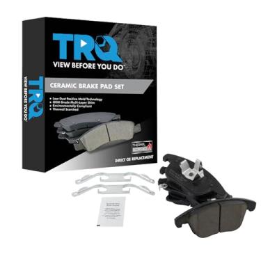 Imagem de TRQ Conjunto de pastilhas de freio de cerâmica Posi dianteiro para Ford Fusion 2013-2018 / Lincoln MKZ 2013-2018