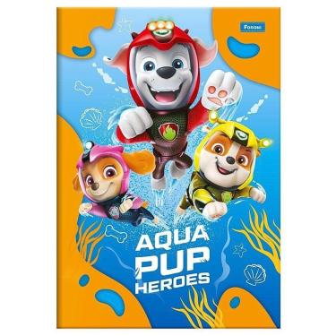 Imagem de Caderno Brochura Capa Dura 1/4 Pequeno Patrulha Canina 80 Folhas Foroni Estampa 4