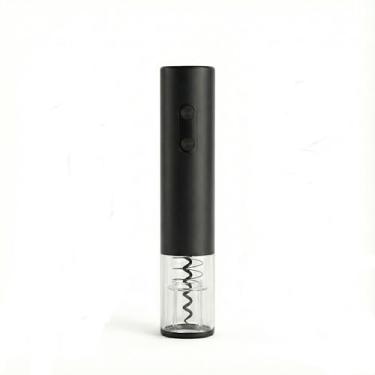 Imagem de Abridor de Vinho Elétrico Sommelier Premium – Saca Rolhas Automático de Precisão – Abertura Suave em Segundos Sem Esforço – Design Minimalista Black Matte - Acabamento Fosco Sofisticado
