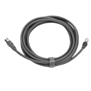 Imagem de Hyuduo Cabo de Satélite Retangular, Cabo de Substituição 23AWG de 10 M Com Material de Borracha e Cobre, IP68, para Antena de Satélite Retangular de Desempenho Fit Gen 3 e Fonte de