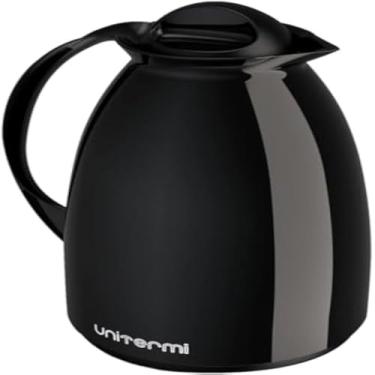 Imagem de Garrafa termica, cafe, bebida quente, liquido frio, viagem, camping, preta, duravel, 650ml