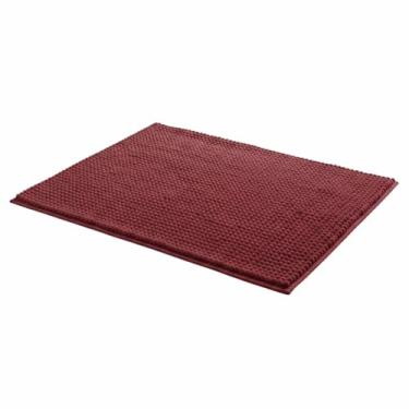 Imagem de Kit Tapete de Banheiro 40x60 Microfibra (5, VINHO)
