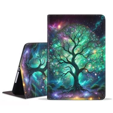 Imagem de FVAENDHIO Capa para Samsung Galaxy Tab A11 Plus/ A11+ 27.9 cm 2025 / A9+/A9 Plus 2023, capa protetora de couro, capa inteligente com suporte ajustável para despertar/hibernar, árvore da vida