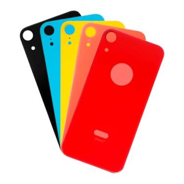 Imagem de Tampa Traseira De Vidro Para iPhone XR Premium Vidro Temperado (Vermelho)