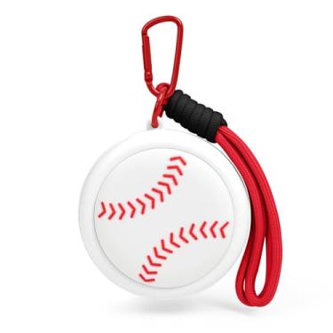 Imagem de Woyinger Bolsa esportiva de silicone adequada para estojo de carregamento de AirPods, bolsa de fone de ouvido para acessórios com gerenciamento de cabos, capa de fone de ouvido e bolsa de moedas para