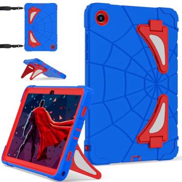 Imagem de Capa para Galaxy Tab A11 Plus /A9 Plus Samsung Tablet A11+/A9+ 11 polegadas capas para crianças com protetor de tela 2025 Galaxy 11 polegadas, suporte para lápis Cornor espesso, azul, vermelho